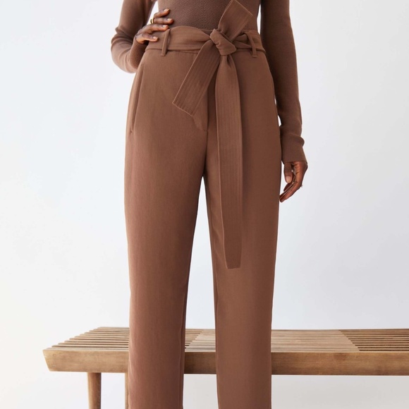 Aritzia Wilfred tiefront Caramelized Walnut - Size 4 - Picture 1 of 5